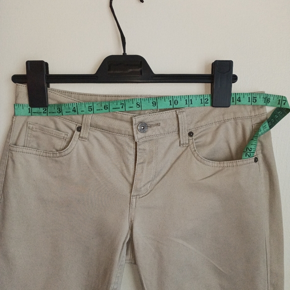 Arizona Jeans, Skinny Ankle Beige, size 7 - Picture 5 of 6